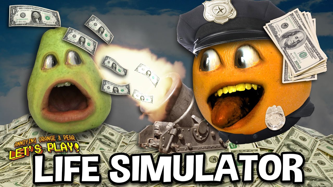 LIFE SIMULATOR!!! | (Annoying Orange & Pear Play!) #sponsored
