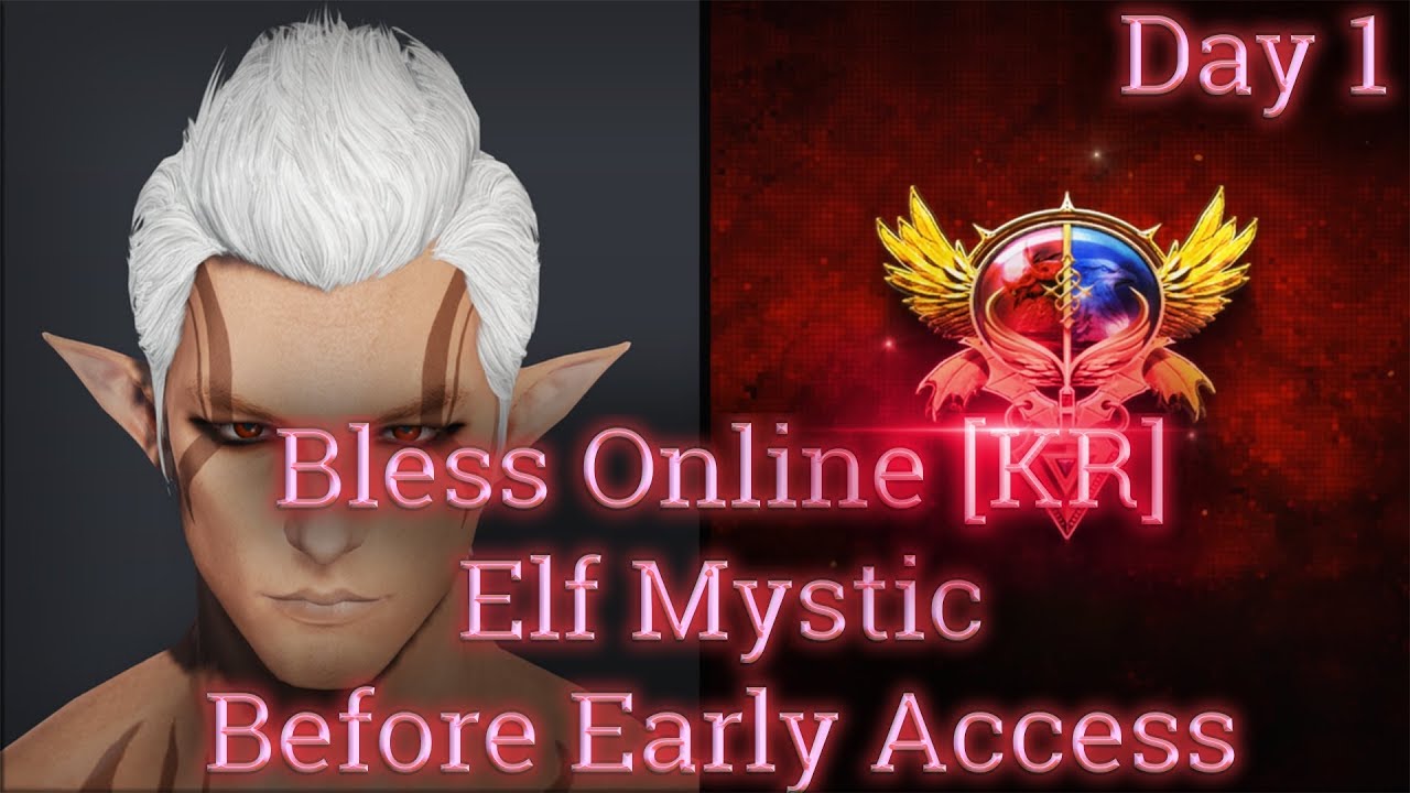🏰Bless Online [Emissary] (Korean Server) Elf Mystic 1-50 Rush Before Early Access #1