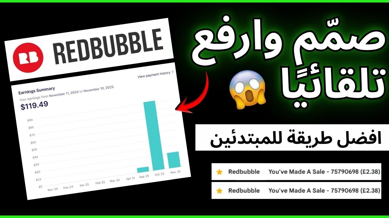 كيف تصمّم وترفع تصاميمك على RedBubble في دقائق فقط 😱