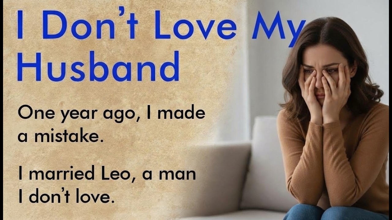 I Married Without Love | English Story for Learning | Graded Reader (A1-A2) ✅