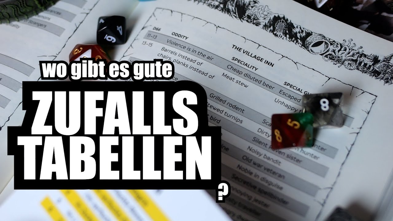 SL-Tipps: Unsere liebsten Zufallstabellen-Bücher fürs Pen and Paper