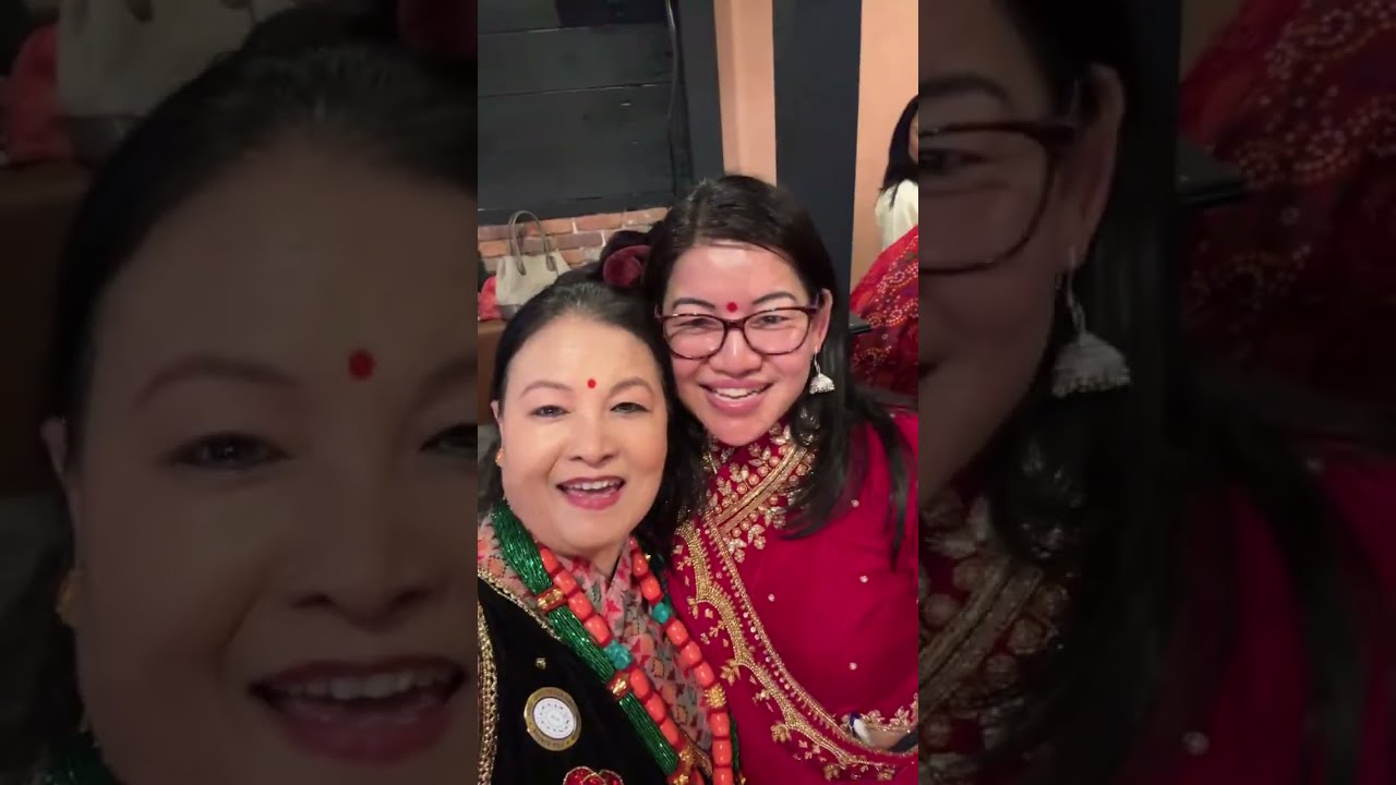 President of The Gurung (Tamu) Society Inc. USA 🇺🇸 singing a very famous Song 👌👏🎊👍🌹🎈💐🥳🎊❤️🩵
