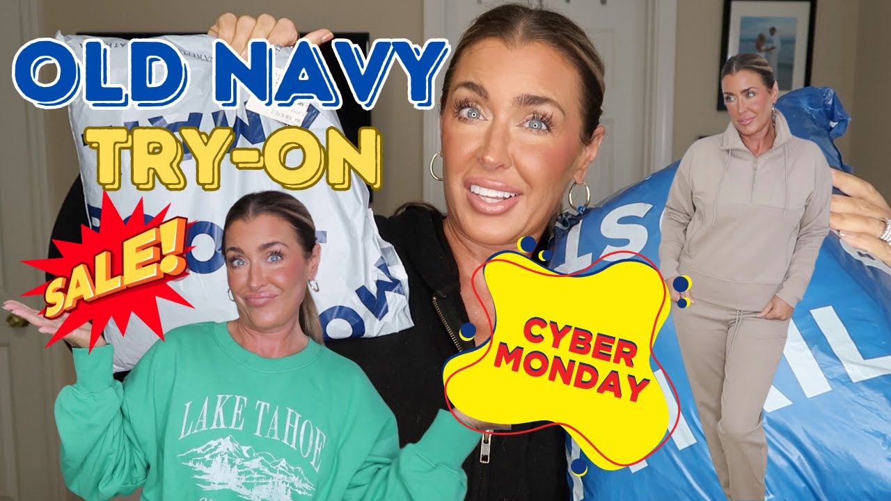Old Navy Holiday and Cozy try on haul | Huge Old Navy sale | Cyber Monday Old Navy Deals