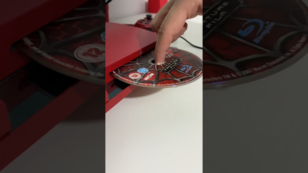 Blu-rays on Playstation3 #spiderman #playstation3 #playstation