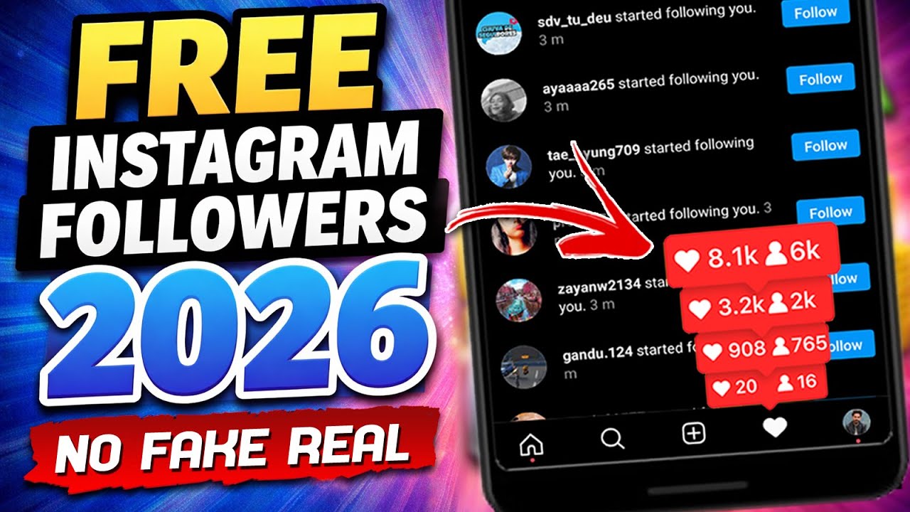 COMMENT AVOIR BEAUCOUP D'ABONN&Eacute;S SUR INSTAGRAM GRATUITS 2026 - AVOIR 1000 ABONN&Eacute;S SUR INSTAGRAM 2026