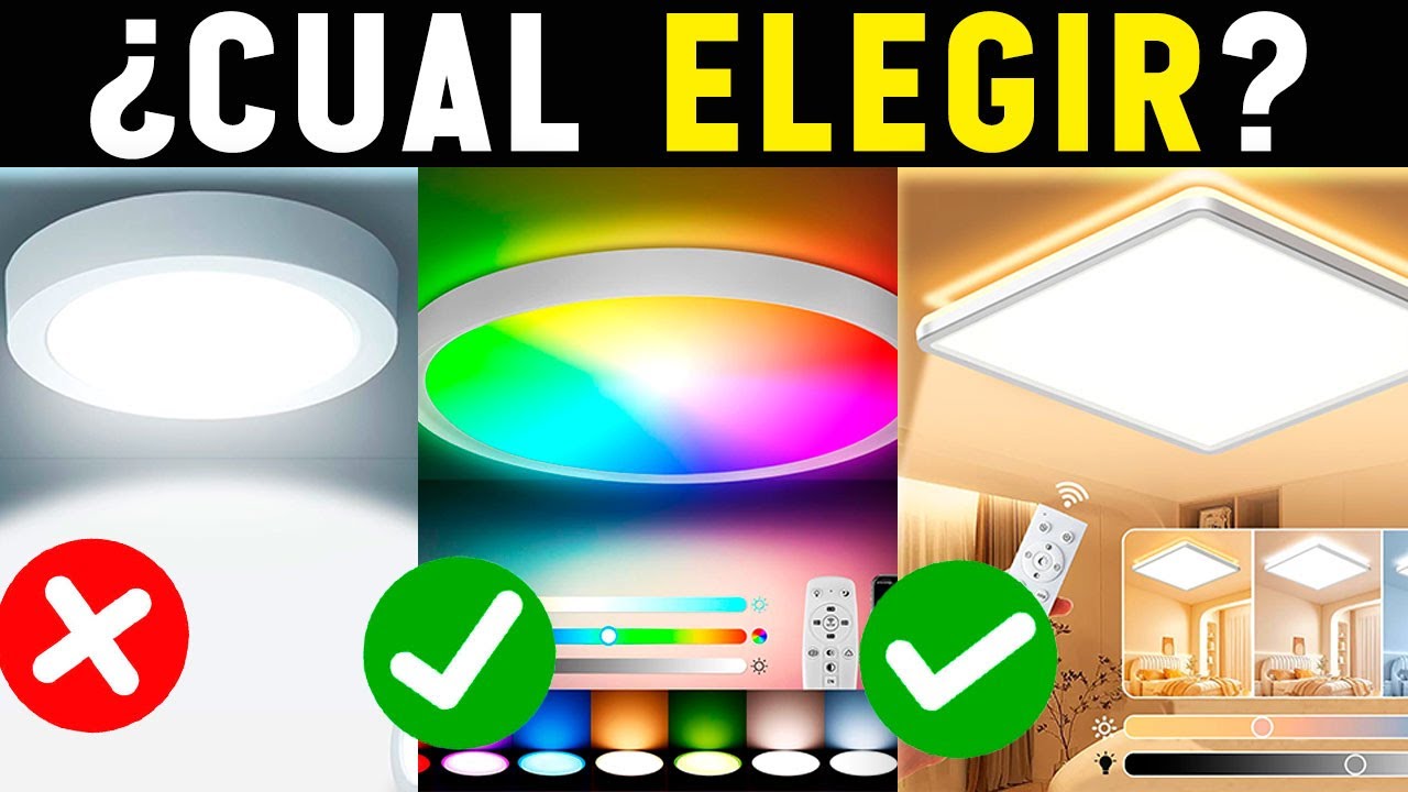 😮 Las 5 Mejores Lamparas de Techo Led 2025 Calidad Precio | Lamparas Led Para Techo