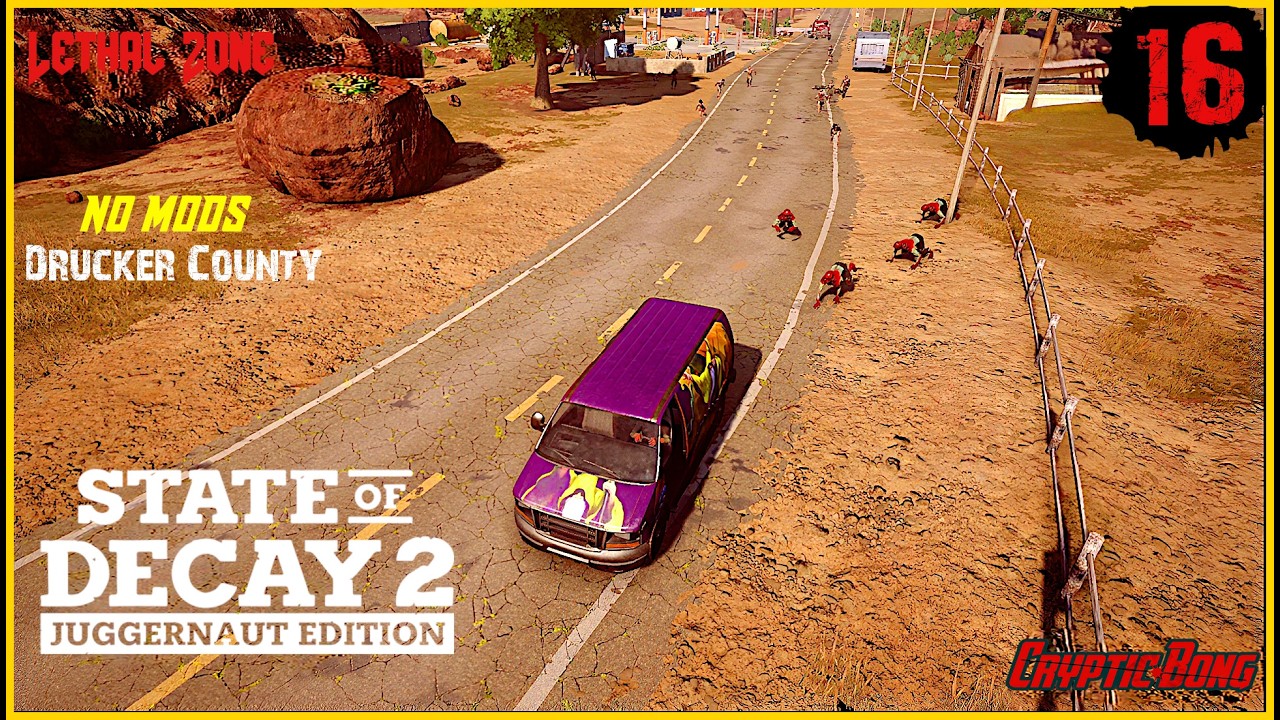 I Took Them For A Walk/Run | Drucker County | State Of Decay 2 | Lethal Zone |No Commentary