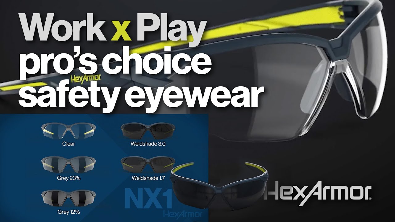 Pro Grade safety eyewear - best tints + fog resistance - A rugged comfort frame style