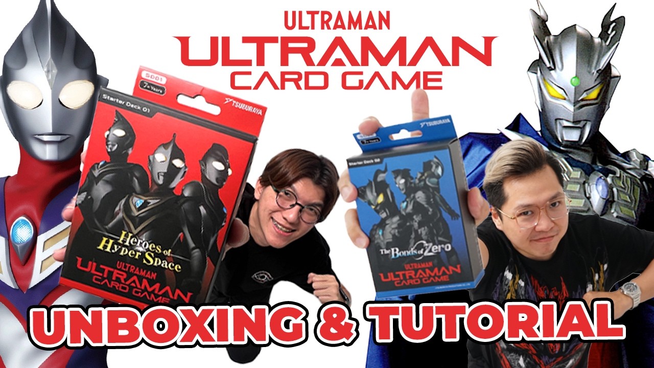 KARTU ULTRAMAN INI SERU BANGET! Unboxing & Tutorial Cara Main Ultraman Card Game@DariusDrewLootBox