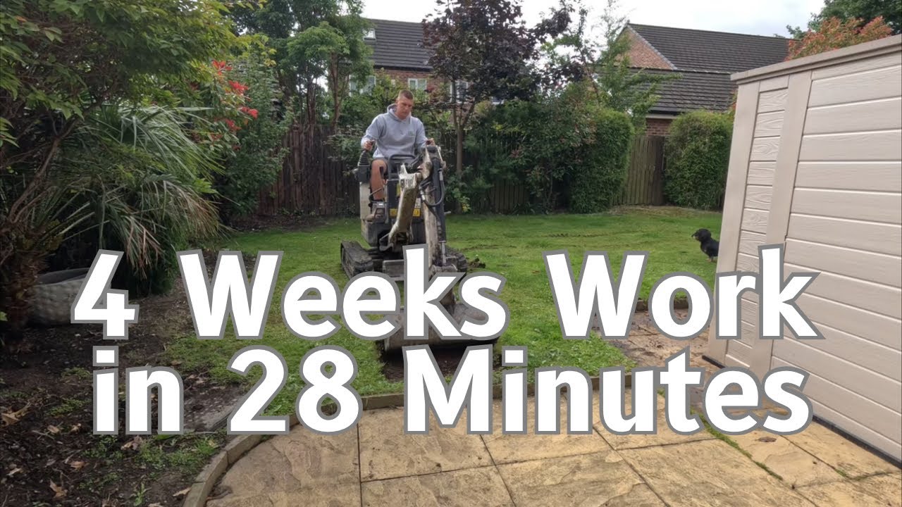 Full Garden Renovation – 4 Weeks of Work in Just 28 Minutes
