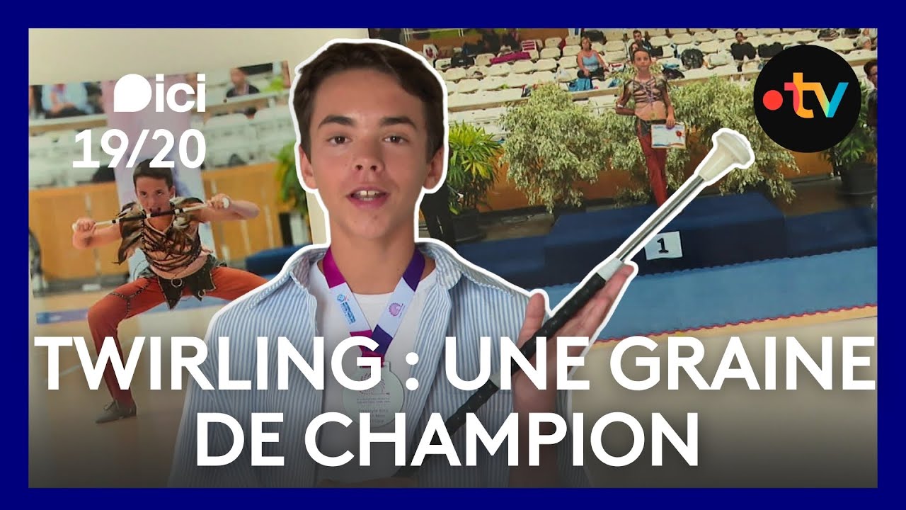 Twirling bâton : Louis, 14 ans, déjà maître de ce sport encore méconnu