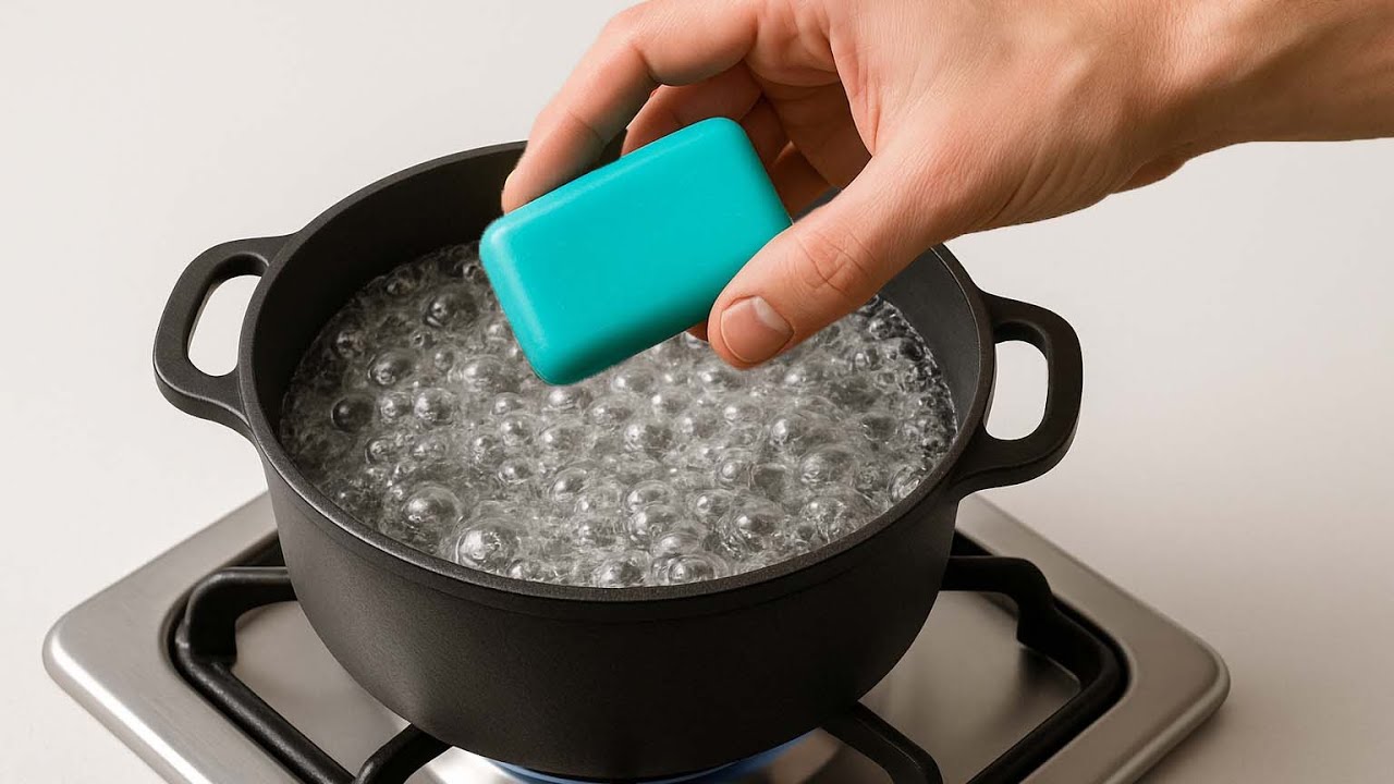 Boiling soap surprised and shocked everyone