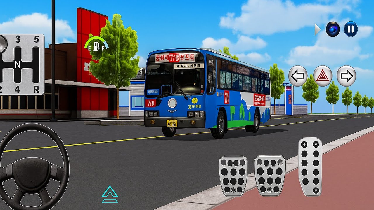BUS SIMULATOR WALKTHROUGH-3d Driving Class android game play video || Car Game #gameplay