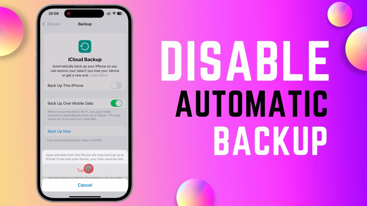 Disable Automatic Backup Mode on iPhone &ndash; Step-by-Step Tutorial