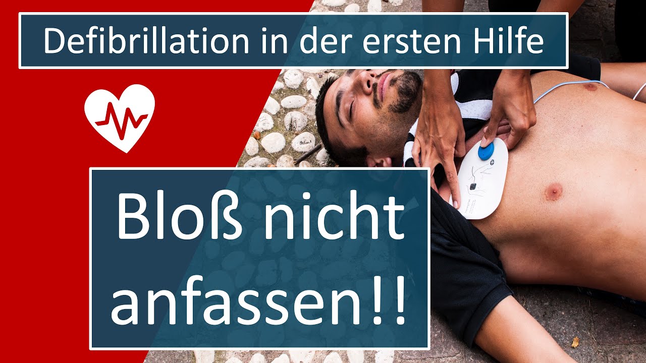 Reanimation Teil 3 - Defibrillation | Erste Hilfe Tutorial