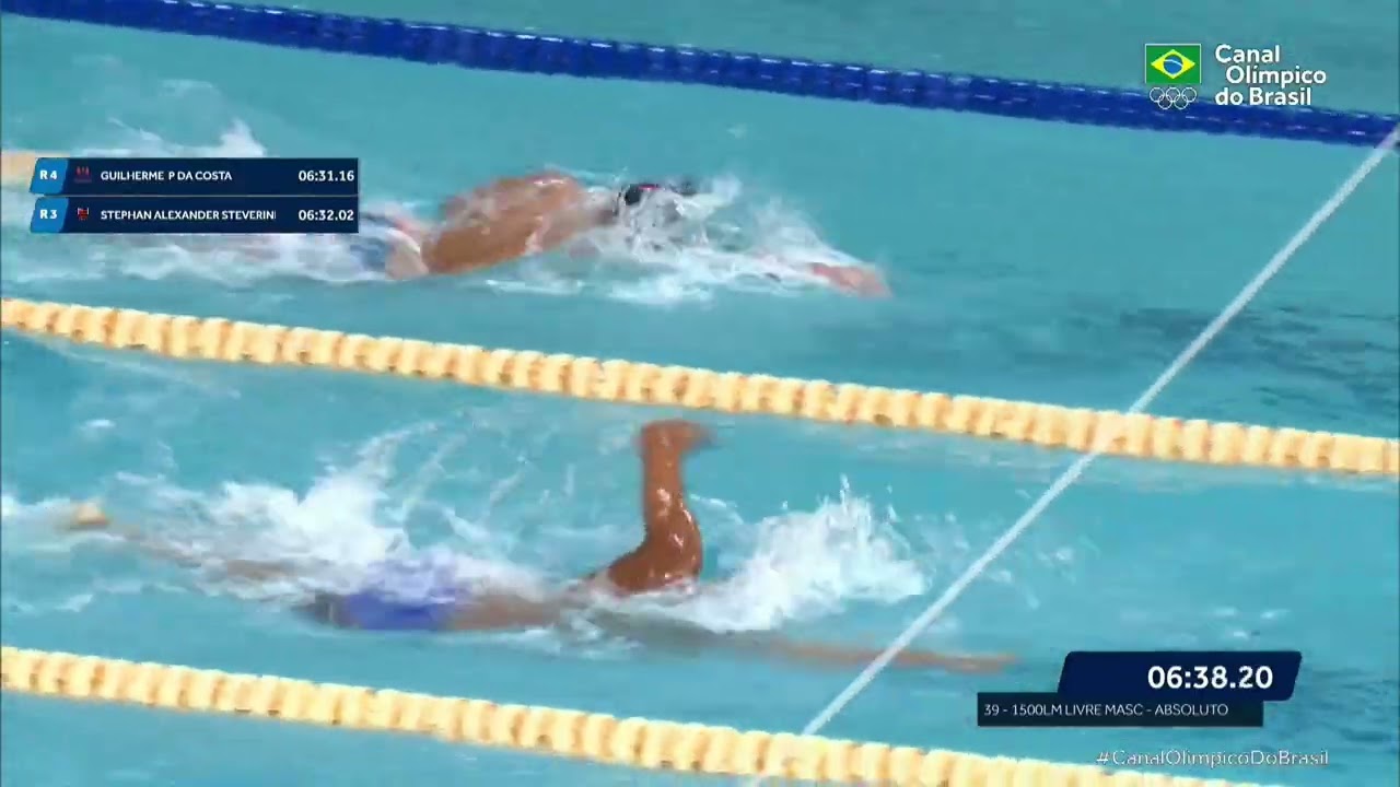 Troféu Brasil de Natação 2022 | 1.500m livre masculino | Vitória de Guilherme Costa