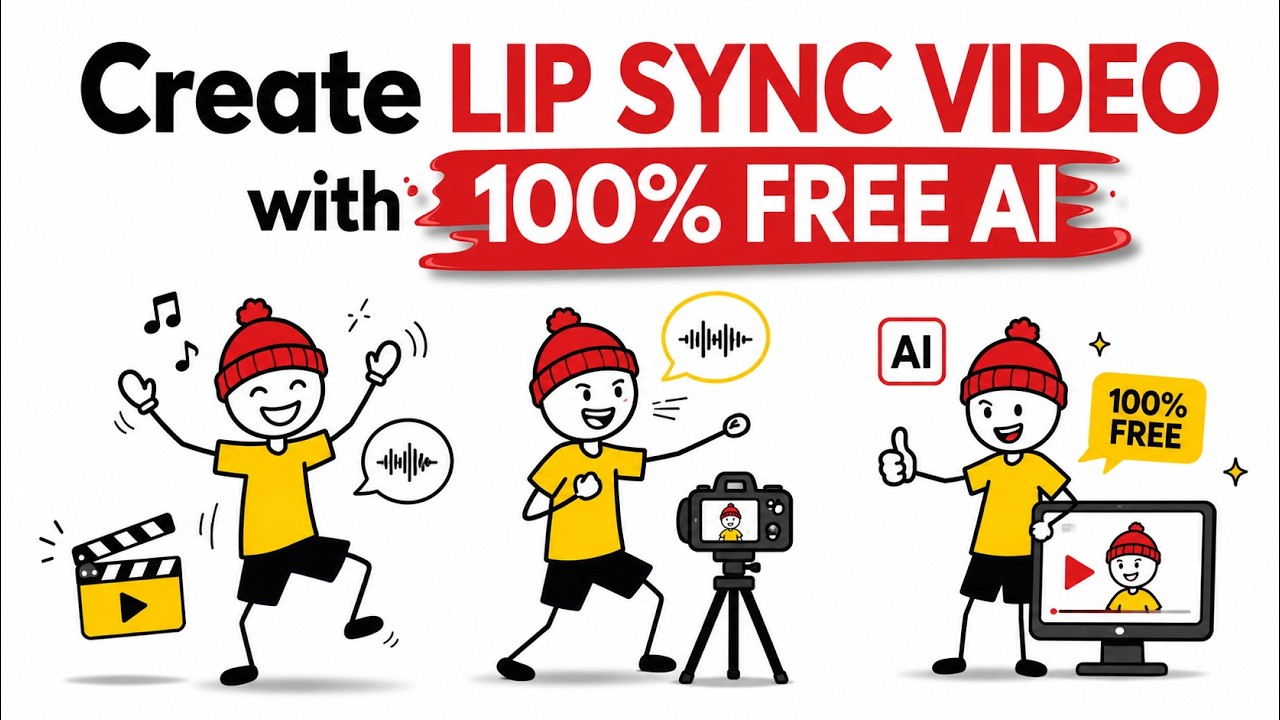 Create Lip Sync Video With 100% Free AI