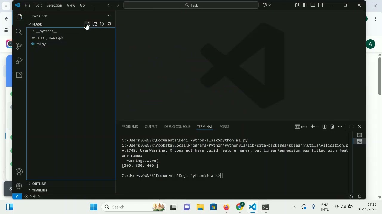 Run Your ML Model Locally with Flask | Step-by-Step Python Tutorial