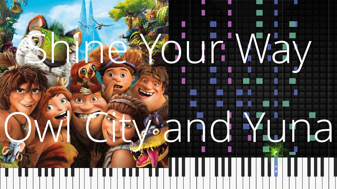 🎹 Shine Your Way, Owl City and Yuna, Synthesia Piano Tutorial