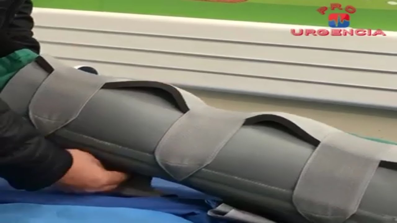 Instalación inmovilizador de rodilla