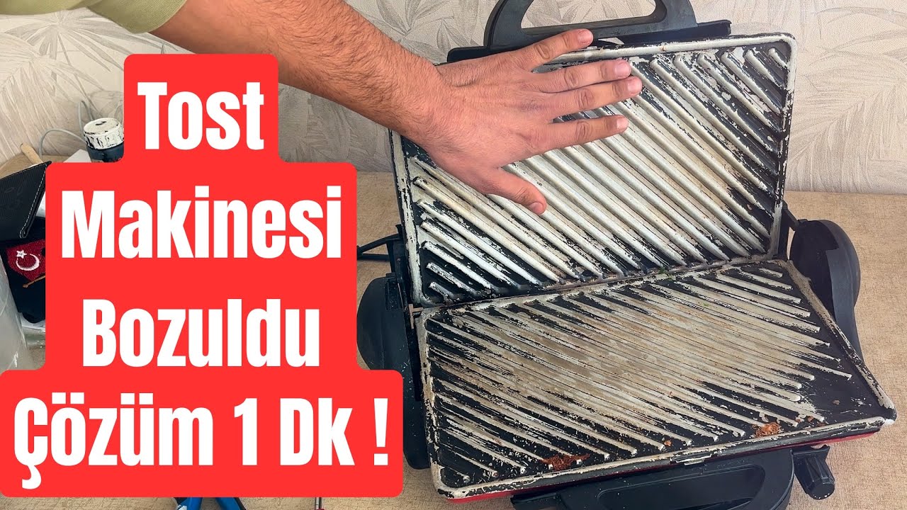 Tost Makinesi Isıtmıyor | Çalışmıyor Çözüm 1Dk !