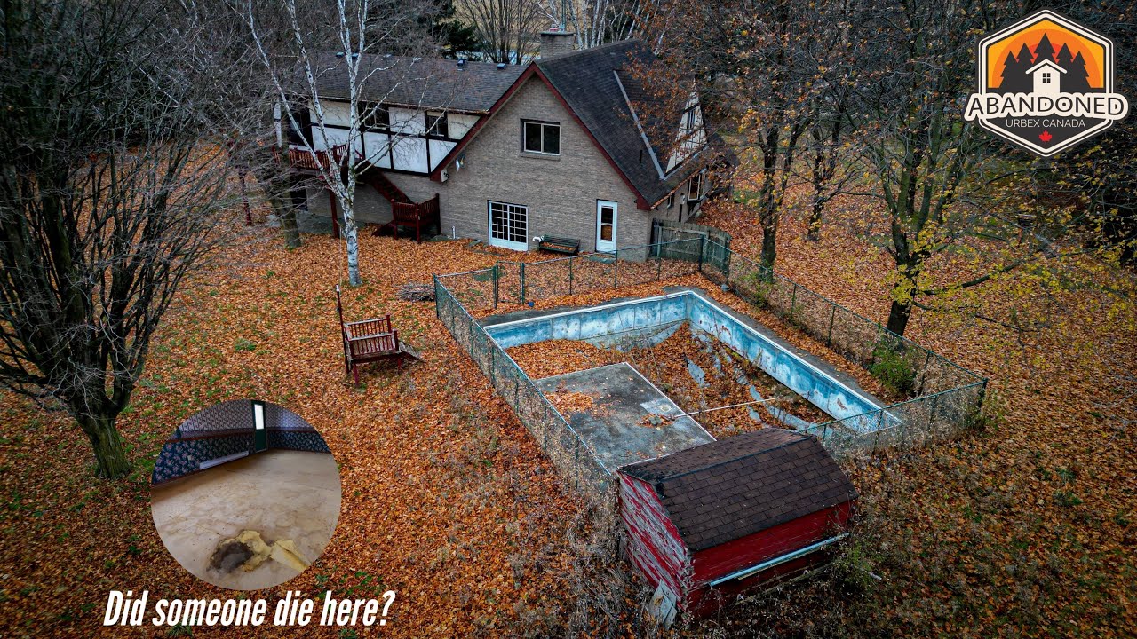 Abandoned 1970's Custom Tudor Style Mansion Frozen in Time