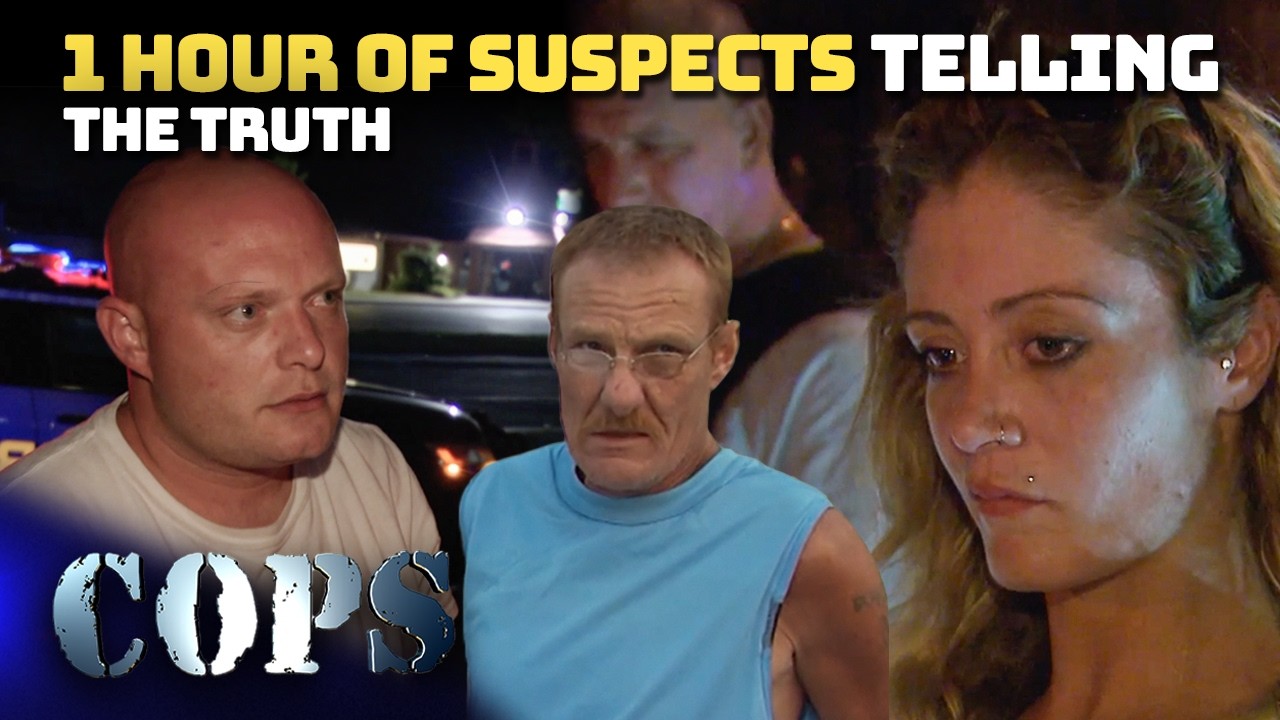 1 Hour of Suspects Coming Clean To Police | Compilation | COPS TV SHOW
