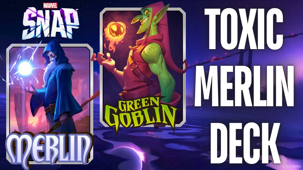 Toxic Green Merlin Deck in Marvel Snap