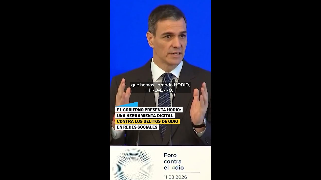El GOBIERNO presenta HODIO, una herramienta digital contra delitos de ODIO en redes #shorts