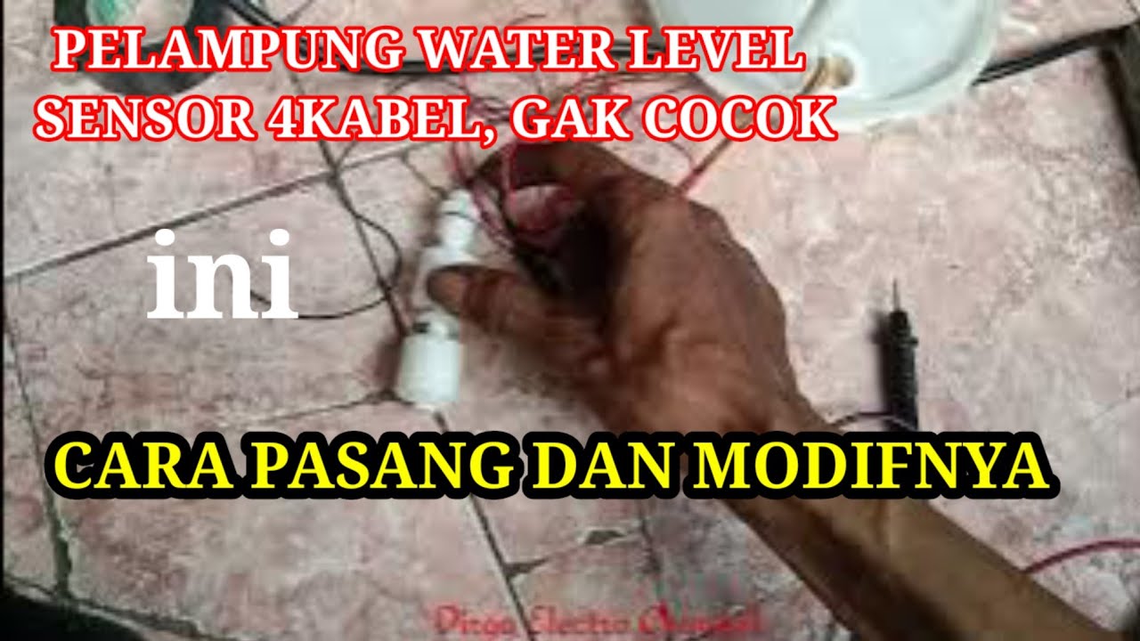 CARA PASANG /MODIF WATER LEVEL SENSOR// PELAMPUNG DISPENSER #denpoo