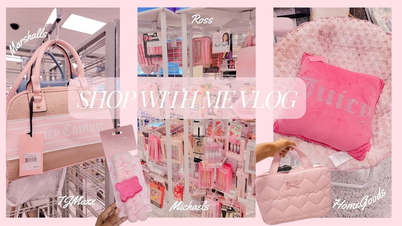 SHOP WITH ME VLOG | Ross, TJMAXX, Marshalls, Home Goods & Micheals