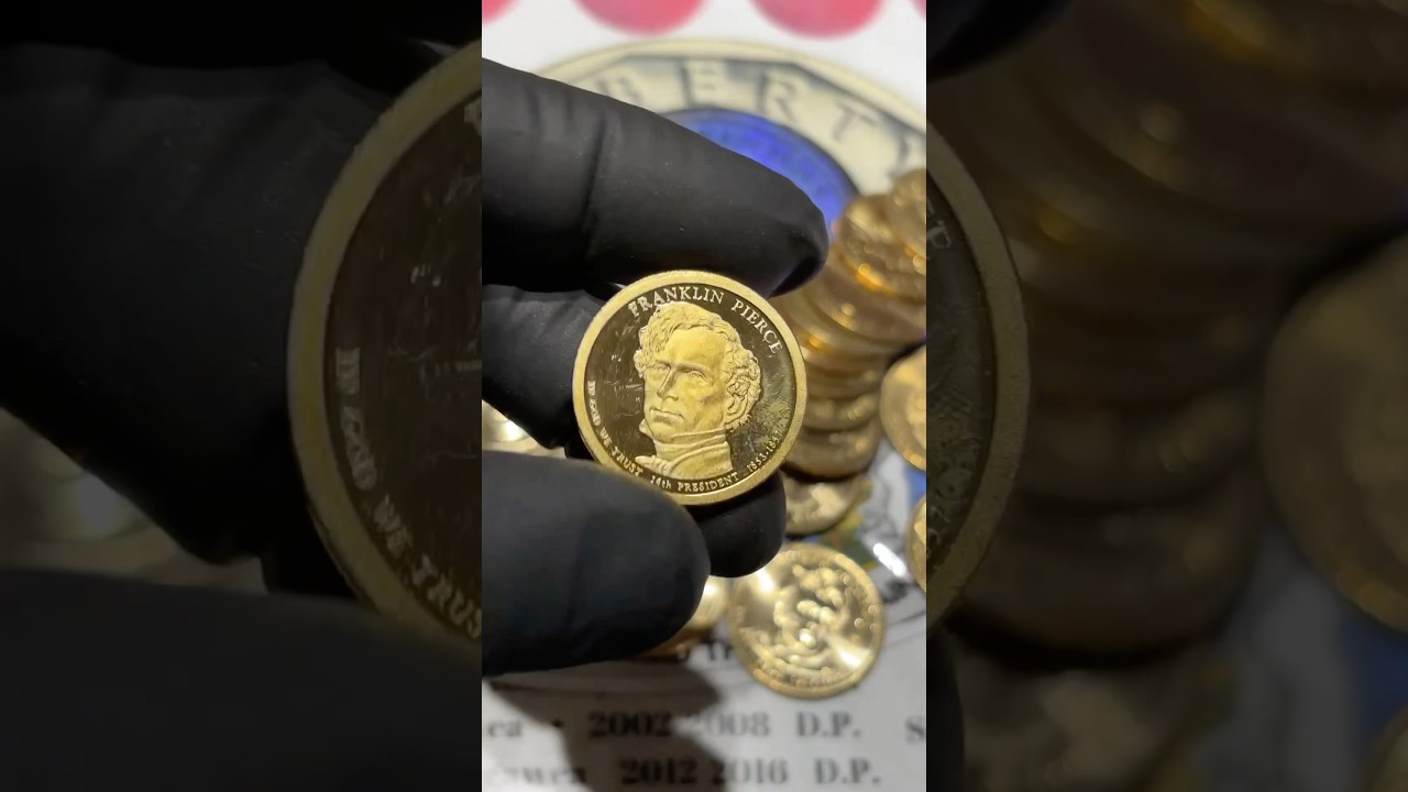 6 PROOF GOLD DOLLARS FOUND LIVE COIN ROLL HUNTING ! 