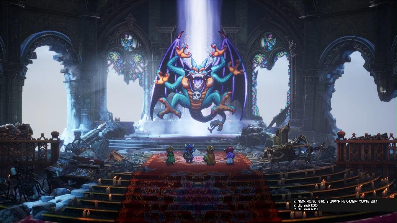 Dragon Quest II HD-2D Remake Final Boss & Ending