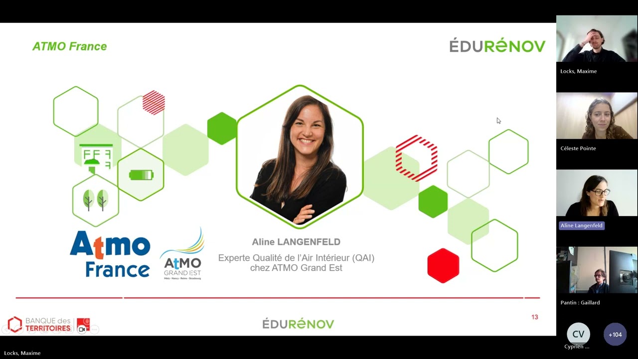 Webinaire - La Qualité de l'Air Intérieur QAI dans les Ecoles