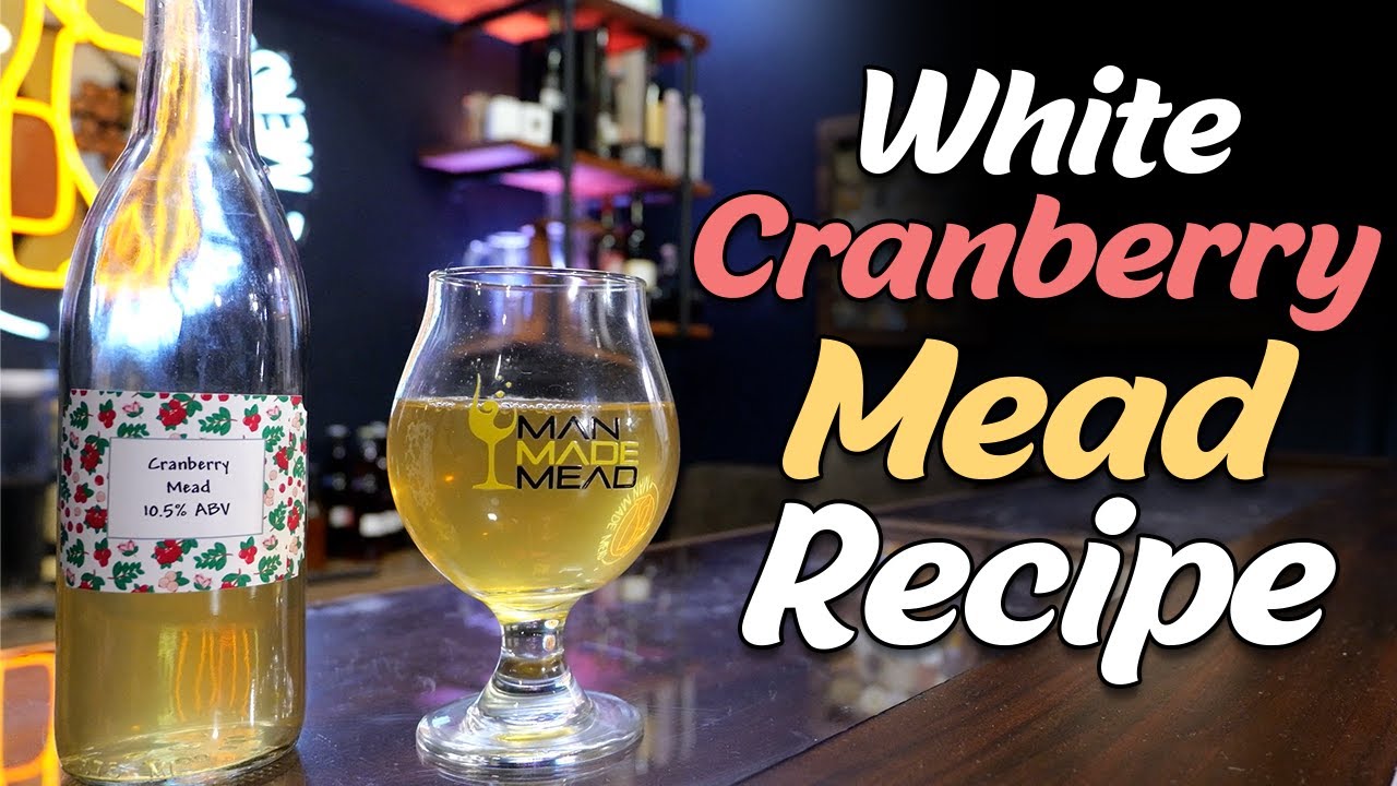 White Cranberry Mead at Home (Stupid Easy)