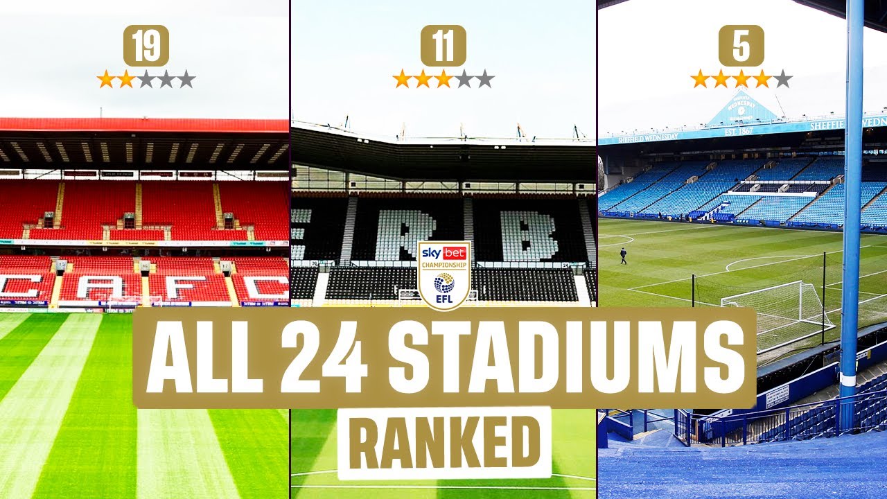 EFL CHAMPIONSHIP STADIUMS 2025/26 RANKED From Worst to Best