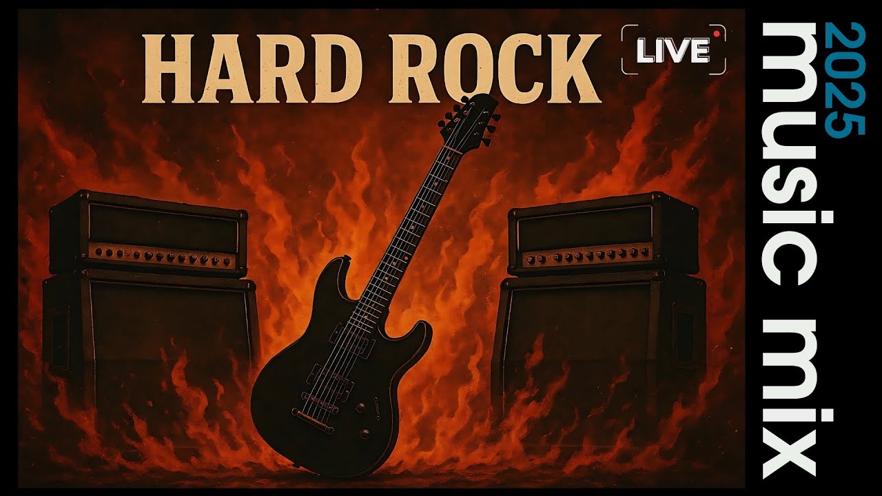 🤘1 HOUR STUDIO-QUALITY HARD ROCK MIX 2025 🎸 Aggressive Riffs & Punchy Drums (High-Intensity Energy)