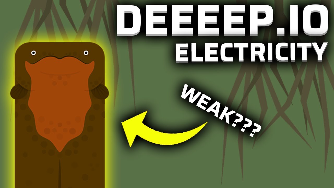 ELECTRIC EEL NEEDS BUFFED!!! | Deeeep.io gameplay