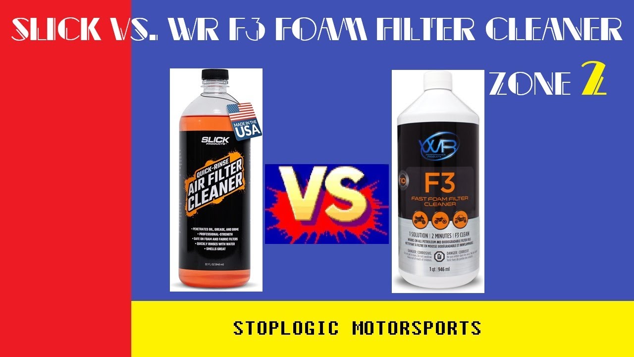 Очиститель фильтров Slick против WR F3