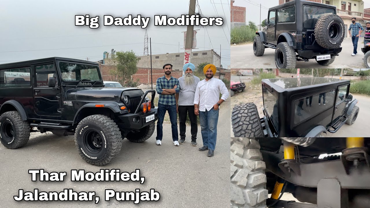 Mahindra Thar | Modified | Metal HardTop | 35 No Tyre | Old ManEmu Suspension | Interior | 6” Lift