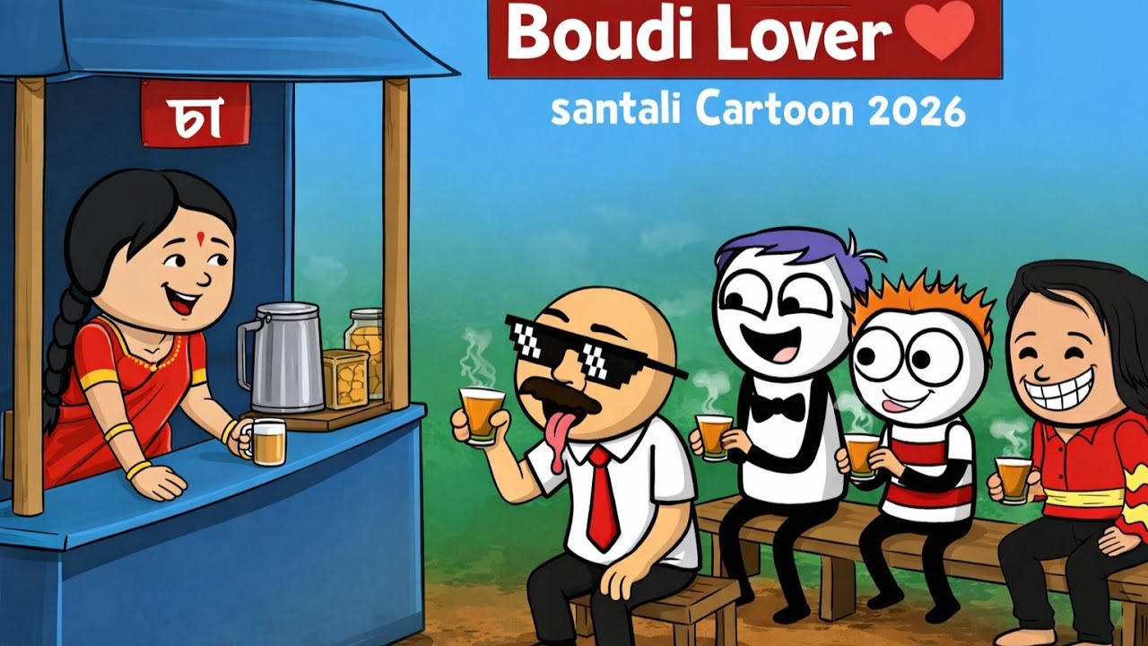 Boudi lover ♥️ | Santali New funny comedy cartoon |