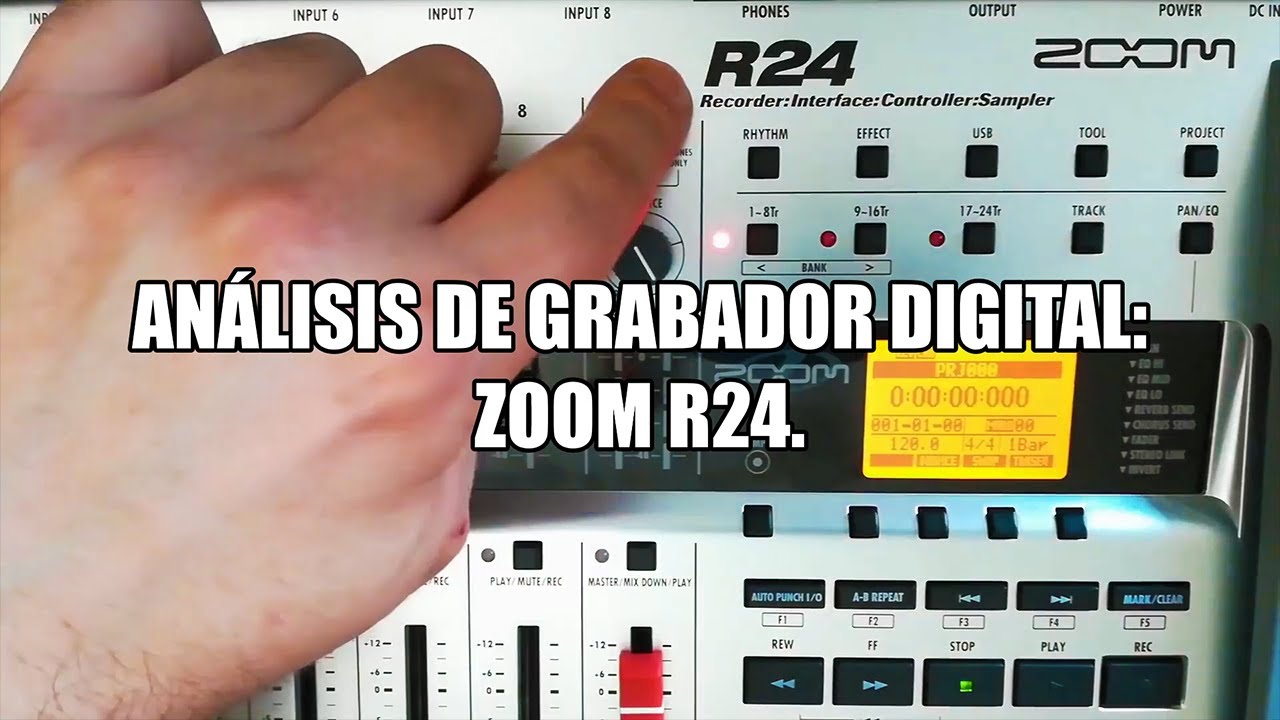 Análisis de grabador digital: Zoom r24.