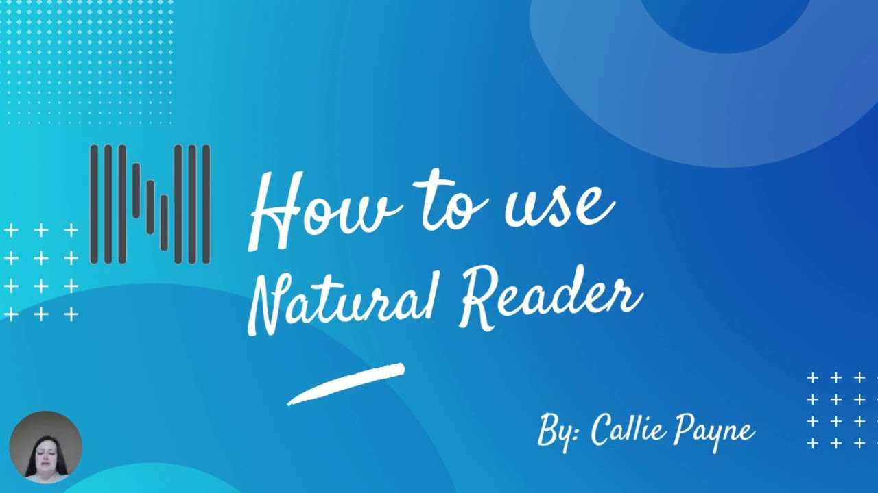 Natural Reader for E-Books Tutorial