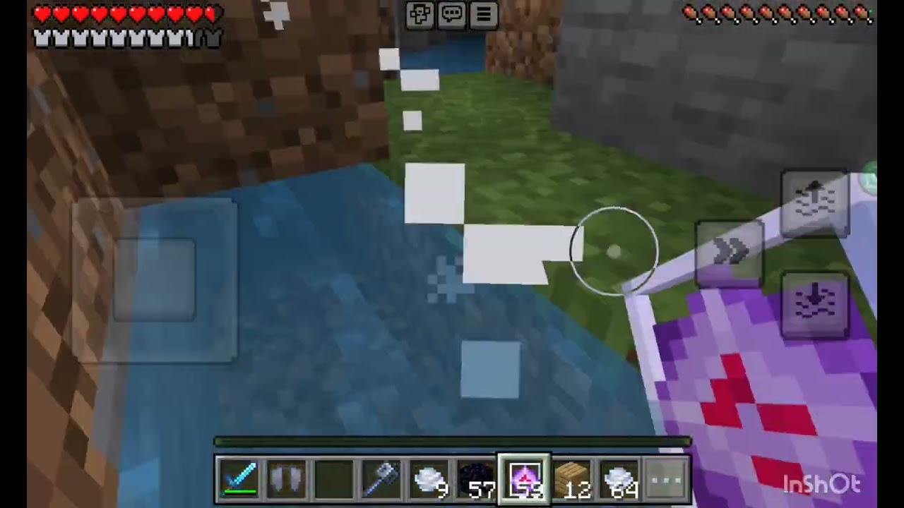 Minecraft PvP video in my friends world 