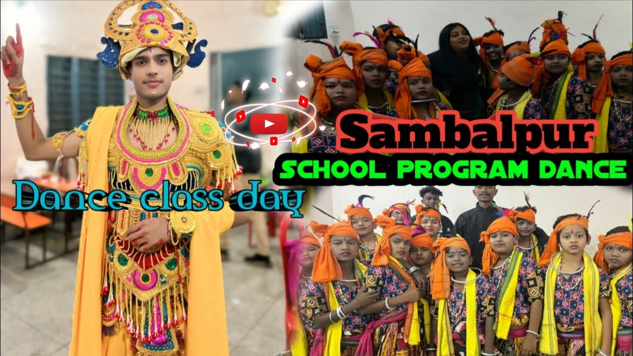Sambalpur | school program dance | Dance class day (5) 💃🕺👈#sambalpuri #dailyvlog 