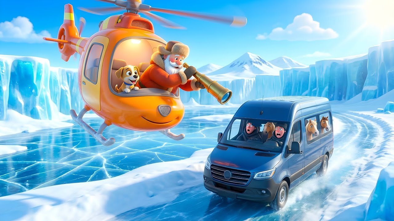 Old MacDonald Had a Farm  Version 6 – Horse Thieves & Helicopter Rescue! 3D Kids Animation