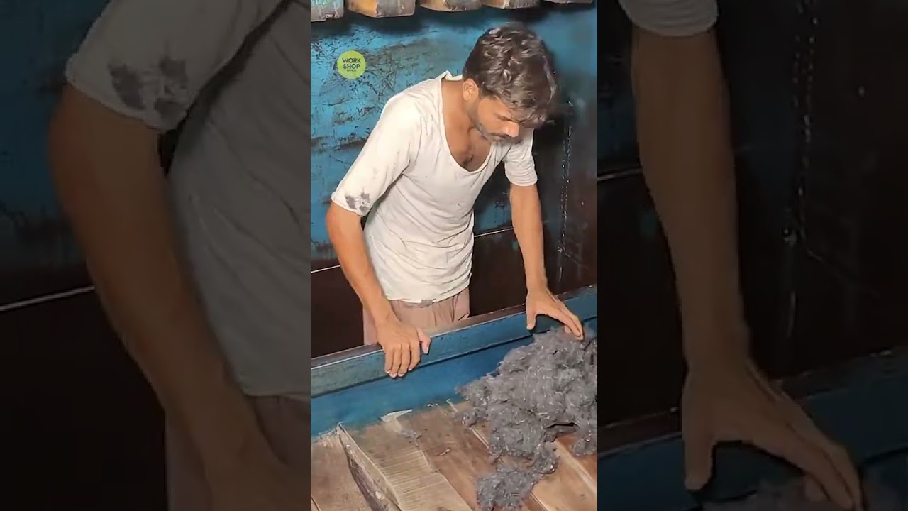Recycling of Waste Garments Into Cotton Yarn Manufacturing #cotton #recycling #waste #yarn #process
