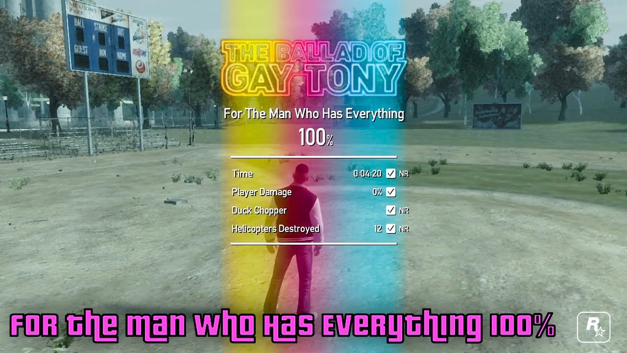 GTA 4: The Ballad of Gay Tony - For The Man Who Has Everything (100%)