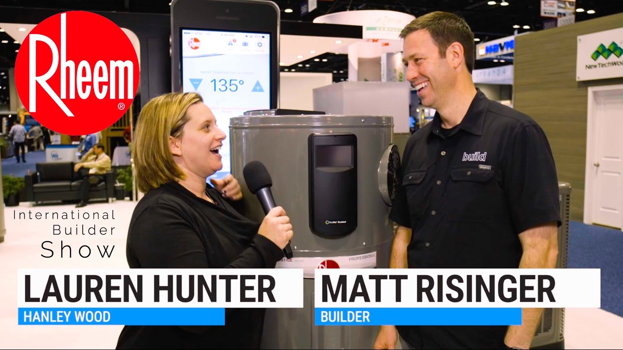 2017 Rheem Hybrid Electric Water Heater - Whats new from the International Builder Show