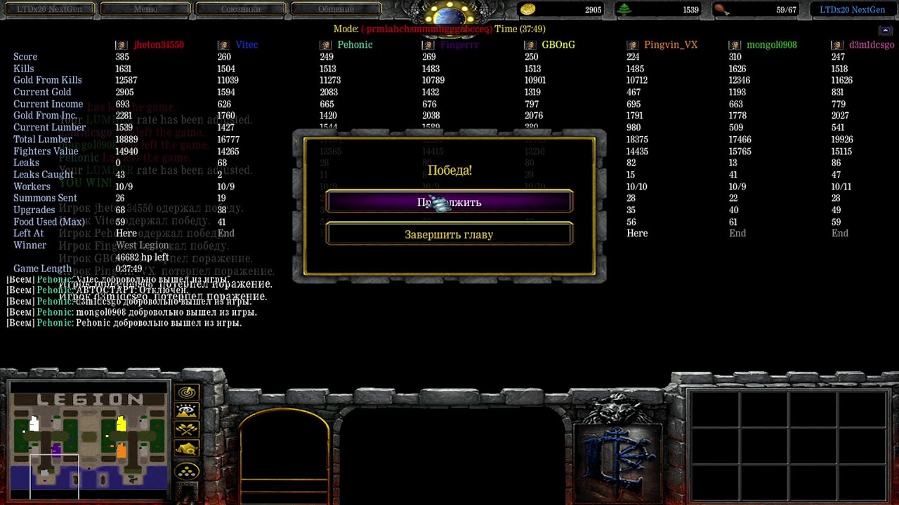 LTD X 20NG. Warcraft 3.